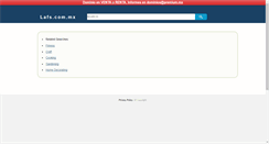 Desktop Screenshot of lafs.com.mx